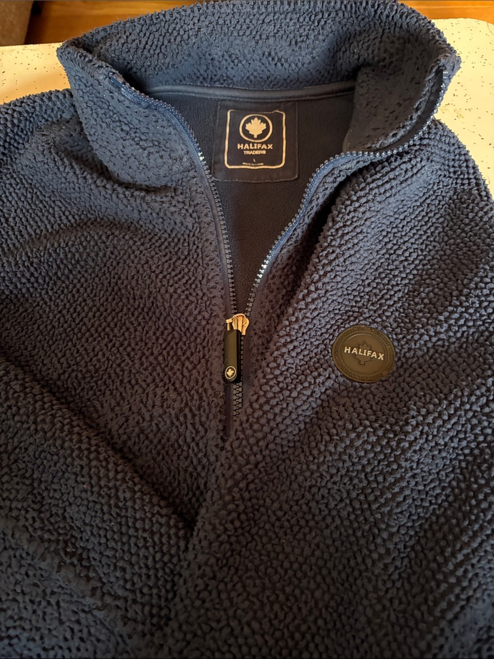 Halifax Women’s Navy Sherpa Zip Jacket